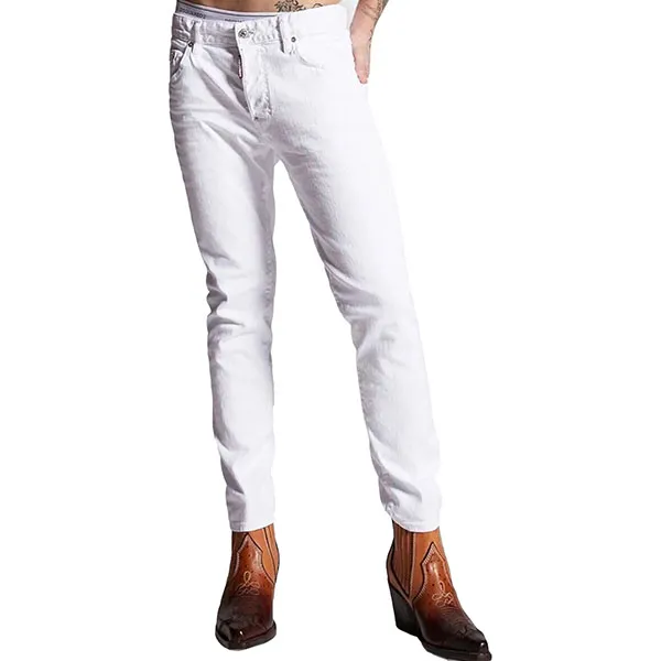 Quần Jean Nam Dolce & Gabbana D&G S74LB0989S39781100 Màu Trắng Size 46