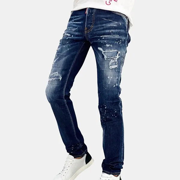 Quần Jean Nam Dolce & Gabbana D&G S74LB1053 Màu Xanh Đậm Size 46 - Thời trang - Vua Hàng Hiệu