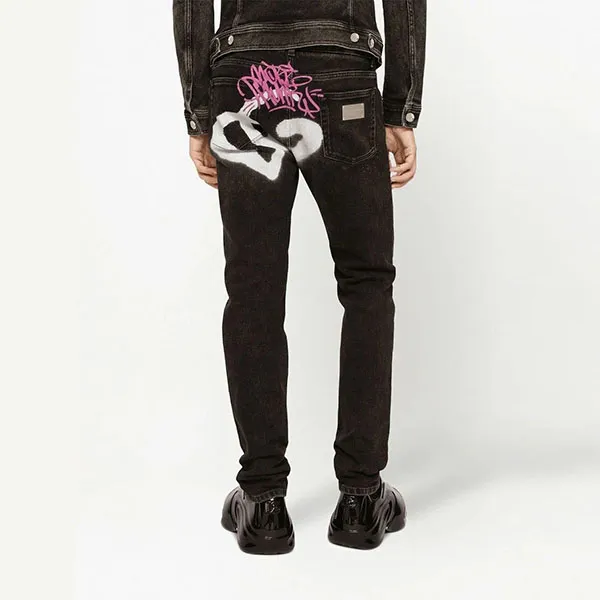 Quần Jean Nam Dolce & Gabbana D&G GY07LDG8GV8 Màu Đen Size 48