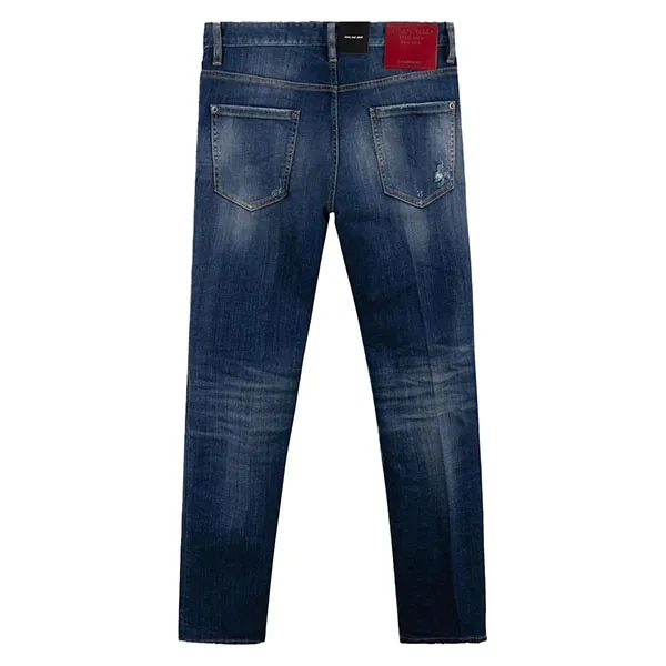 Quần Jean Nam Dsquared2 S71LB0872 Màu Xanh Đậm Size 48 - Thời trang - Vua Hàng Hiệu