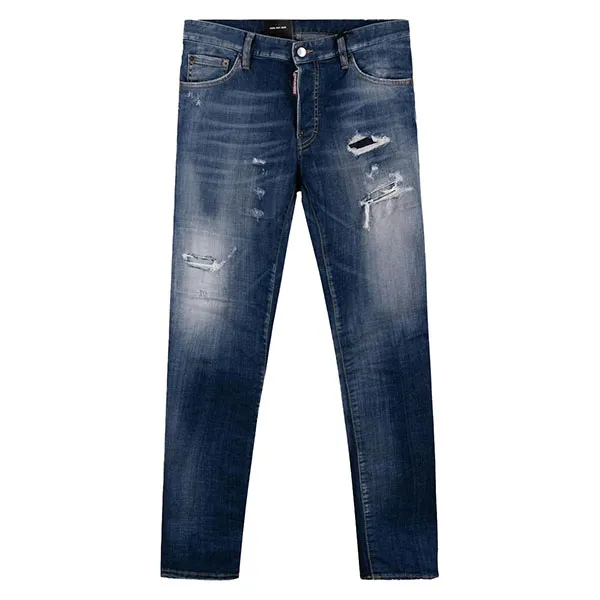 Quần Jean Nam Dsquared2 S71LB0872 Màu Xanh Đậm Size 48 - Thời trang - Vua Hàng Hiệu