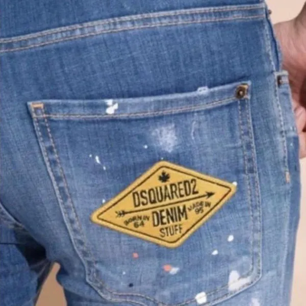 Quần Jean Nam Dsquared2 S71LB0952 Màu Xanh Đậm Size 46 - Thời trang - Vua Hàng Hiệu