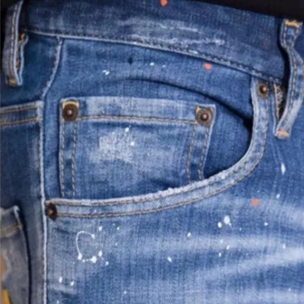 Quần Jean Nam Dsquared2 S71LB0952 Màu Xanh Đậm Size 46 - Thời trang - Vua Hàng Hiệu