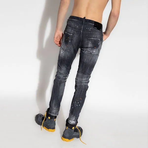 Quần Jean Nam Dsquared2 S71LB1145S30503900 Màu Đen Xám Size 48 - Thời trang - Vua Hàng Hiệu