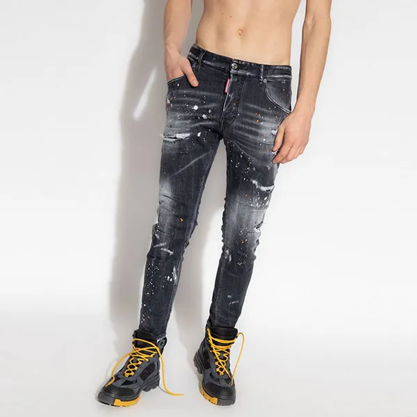 Quần Jean Nam Dsquared2 S71LB1145S30503900 Màu Đen Xám Size 48 - Thời trang - Vua Hàng Hiệu
