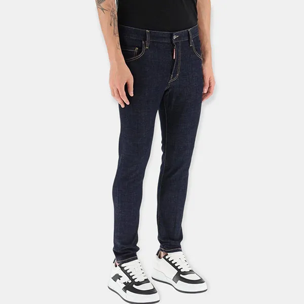 Quần Jean Nam Dsquared2 S74LB0830 Màu Xanh Đậm Size 44 - Thời trang - Vua Hàng Hiệu