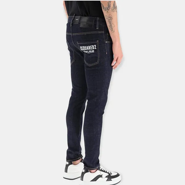 Quần Jean Nam Dsquared2 S74LB0830 Màu Xanh Đậm Size 44 - Thời trang - Vua Hàng Hiệu