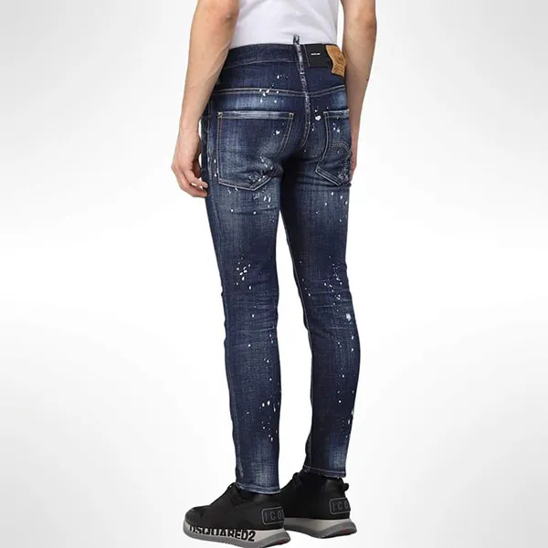 Quần Jean Nam Dsquared2 S74LB1233S30342470 Màu Xanh Đen Size 44 - Thời trang - Vua Hàng Hiệu