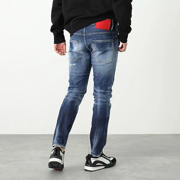 Quần Jean Nam Dsquared2 S74LB1255S30789 470 Màu Xanh Đậm Size 46 - Thời trang - Vua Hàng Hiệu