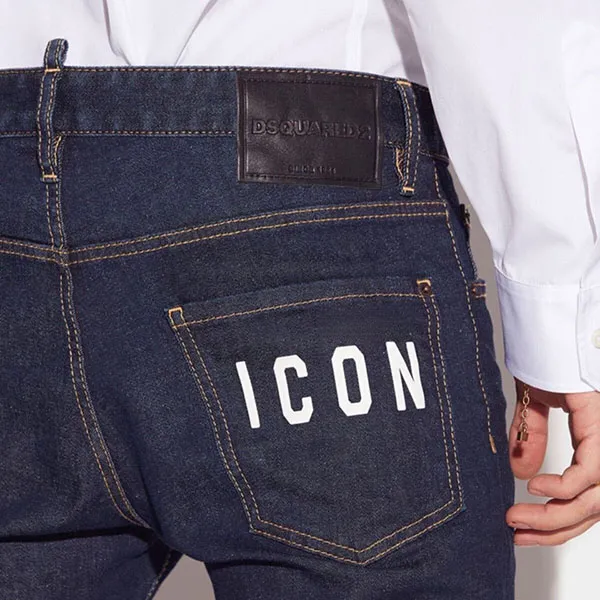Quần Jean Nam Dsquared2 S79LA0019 Màu Xanh Đậm Size 46