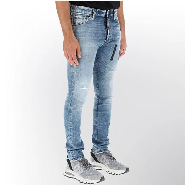 Quần Jean Nam Dsquared2 S79LA0049 Màu Xanh Nhạt Size 44 - Thời trang - Vua Hàng Hiệu