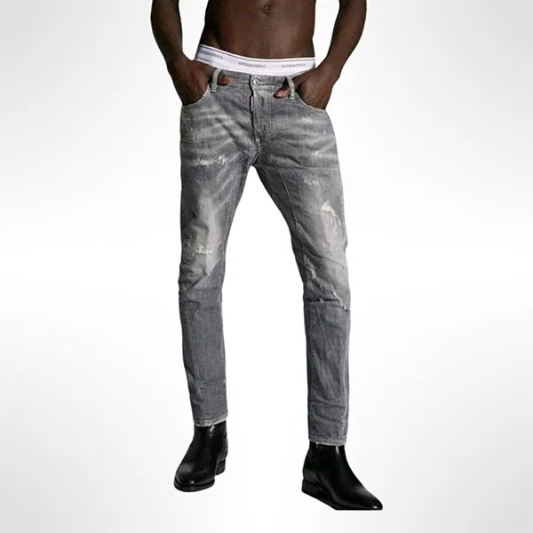 Quần Jean Nam Dsquared2 S74LB0935 Màu Xám Size 46 - Thời trang - Vua Hàng Hiệu