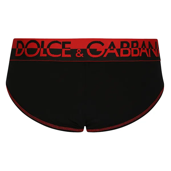Quần Lót Nam Dolce & Gabbana D&G M3D68JFUGHH Màu Đen Đỏ Size 3