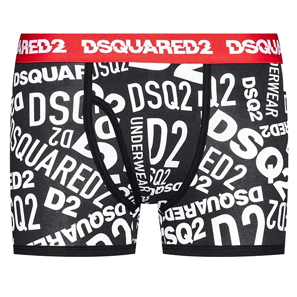 Quần Lót Nam Dsquared2 DSQ10329 Màu Đen Đỏ Size XS