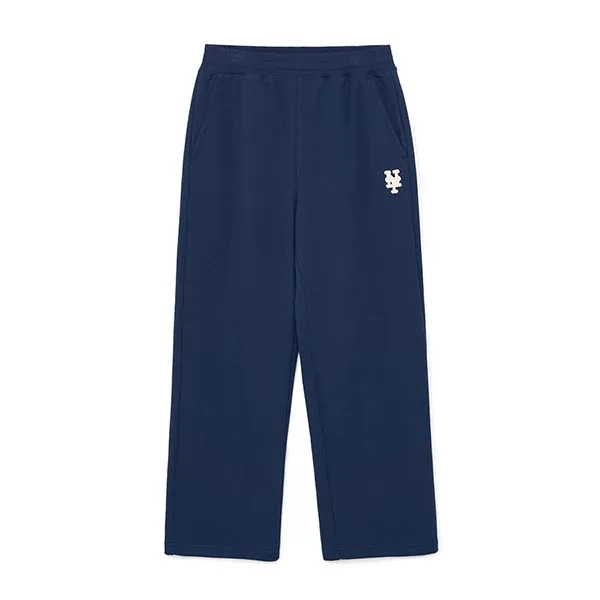 Quần Nỉ MLB Basic Medium Logo New York Mets 3APTB0234-09NYS Màu Xanh Navy
