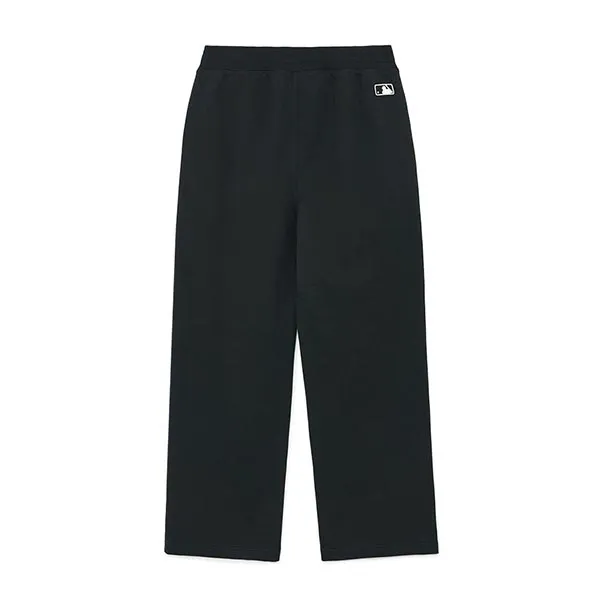 Quần Nỉ MLB Basic Medium Logo New York Yankees 3APTB0234-50BKS Ống Rộng Màu Đen