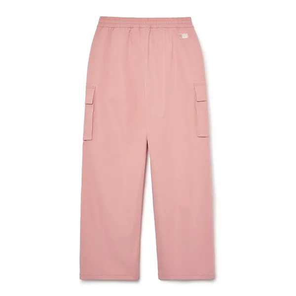 Quần Ống Rộng Nữ MLB Basic Logo Cotton Wide Cargo Pants LA Dodgers 3FWPB0134-07PCS Màu Hồng - Thời trang - Vua Hàng Hiệu