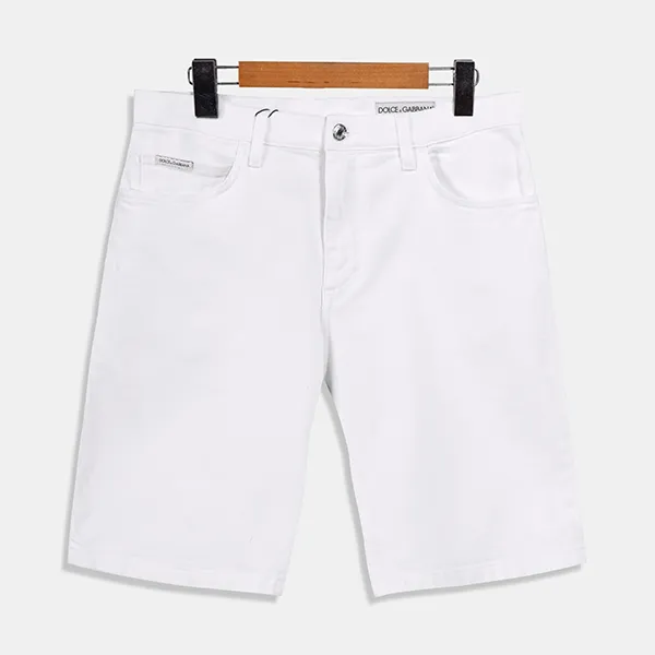 Quần Short Nam Dolce & Gabbana D&G GY4JEDG8UI4 Màu Trắng Size 50