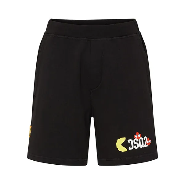 Quần Short Nam Dsquared2 X Pac-Man DSQ42D79BCKDZAAA00 Màu Đen - Thời trang - Vua Hàng Hiệu
