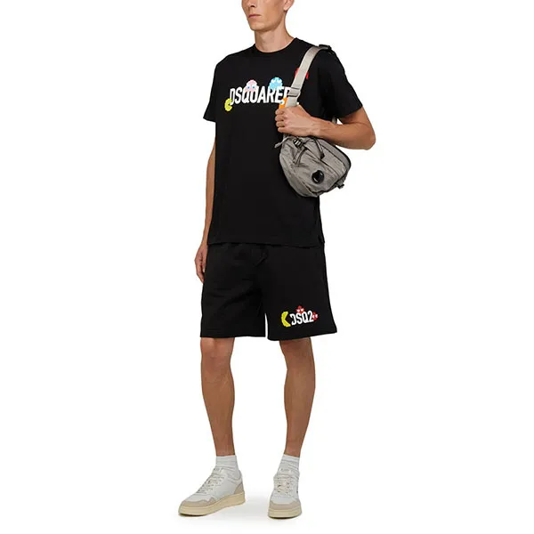 Quần Short Nam Dsquared2 X Pac-Man DSQ42D79BCKDZAAA00 Màu Đen - Thời trang - Vua Hàng Hiệu