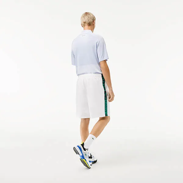 Quần Short Nam Lacoste Men's Sport Tennis Shorts GH9348-00-001 Màu Trắng Size 3