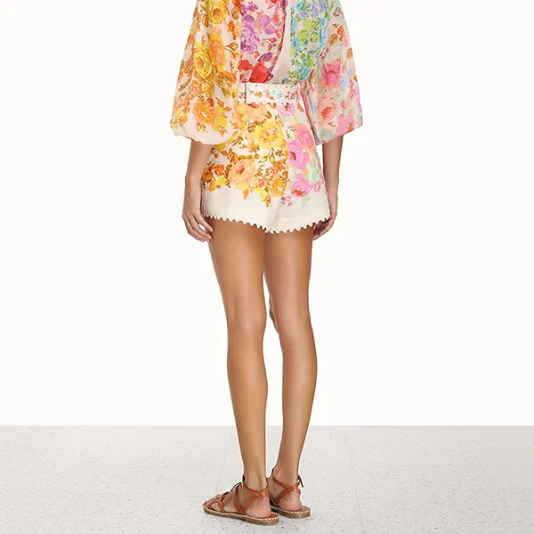 Quần Short Nữ Zimmermann Raie Multi Floral Printed 7453ASS232 MUFL Phối Màu