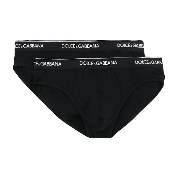 Set 2 Quần Lót Nam Dolce & Gabbana D&G Tam Giác M9C03JFUGIWN0000 Màu Đen Size 3