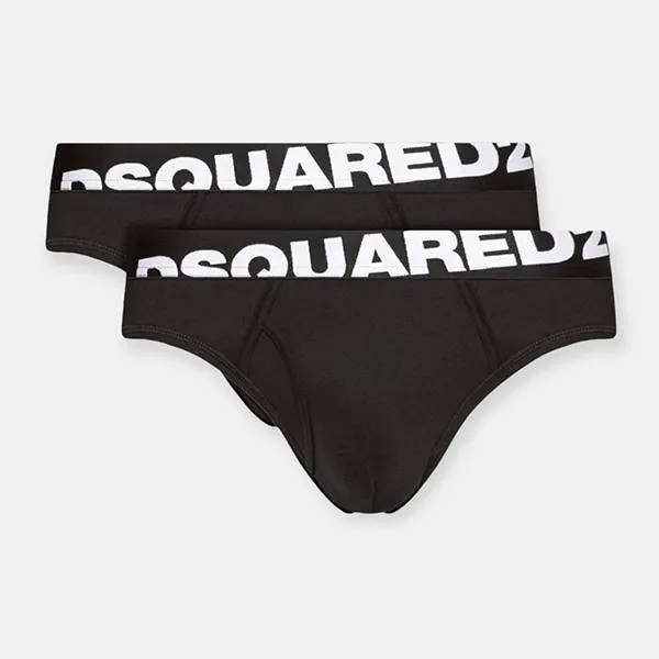 Set 2 Quần Lót Nam Dsquared2 Pack Tam Giác DCX670030ISA01 Màu Đen Size S - Thời trang - Vua Hàng Hiệu