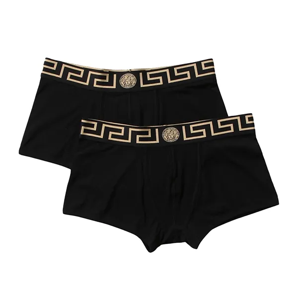 Set 2 Quần Lót Nam Versace AU10181A232741 Màu Đen Size 5 - Thời trang - Vua Hàng Hiệu