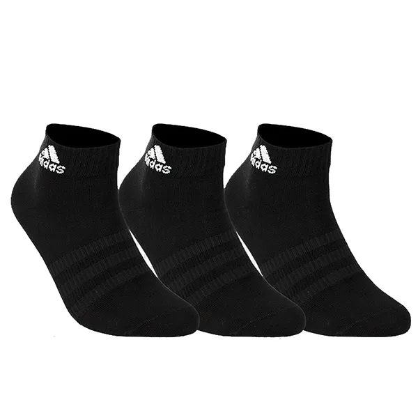 Set 3 Đôi Tất Adidas Thin And Light Ankle Pairs IC1282 Màu Đen Size M