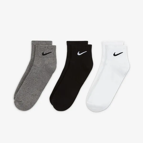 Set 3 Đôi Tất Nike Everyday Cushioned Dri-fit SX7667-964 Phối Màu Size 27-29cm