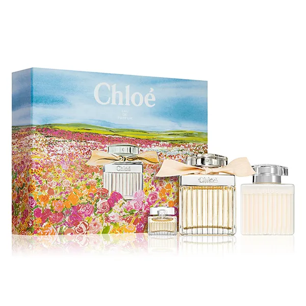 Set Nước Hoa Nữ Chloé Gift Set 3 Món (Chloé EDP 75ml + Dưỡng Thể 100ml + Chloé EDP 5ml) - Nước hoa - Vua Hàng Hiệu