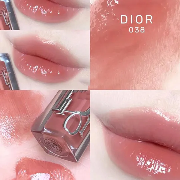 Son Dưỡng Dior Addict Lip Maximizer 038 Rose Nude Mini Màu Hồng Nude 2ml