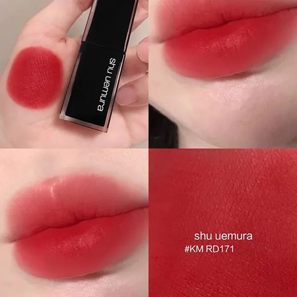 Son Shu Uemura Unlimited Matte KM RD 171 Màu Đỏ Trầm