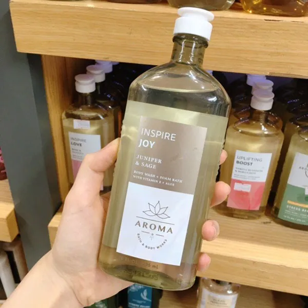 Sữa Tắm Bath & Body Works Aromatherapy Inspire Joy Juniper Sage 295ml - Mỹ phẩm - Vua Hàng Hiệu