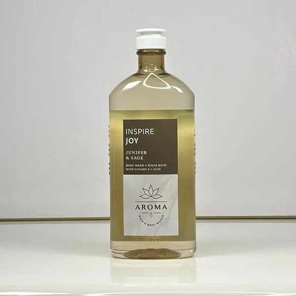 Sữa Tắm Bath & Body Works Aromatherapy Inspire Joy Juniper Sage 295ml - Mỹ phẩm - Vua Hàng Hiệu