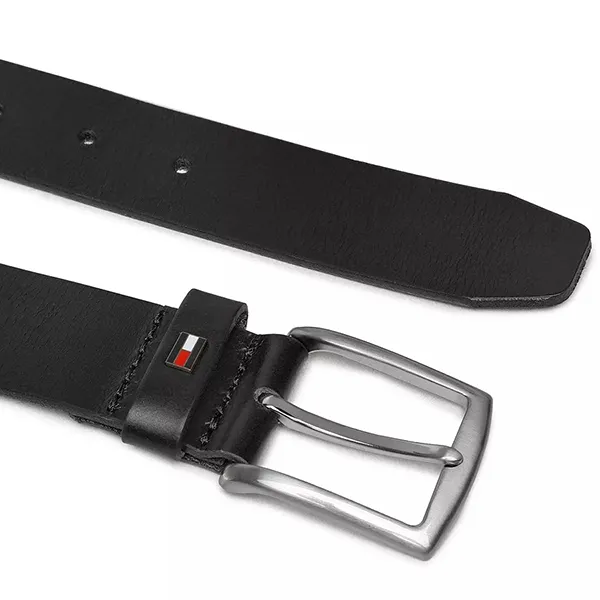 Thắt Lưng Nam Tommy Hilfiger Leather Belt AM0AM10838_NERO_BDS Màu Đen Size 90 - Thắt lưng - Vua Hàng Hiệu