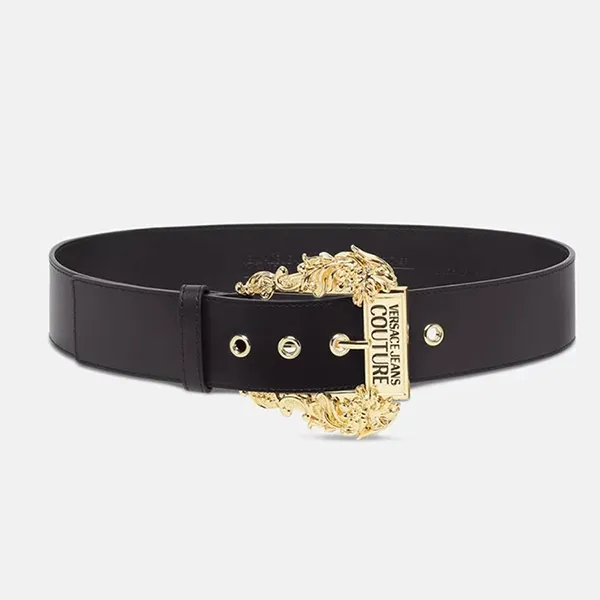 Thắt Lưng Nữ Versace Jeans Couture Logo Belt Màu Đen Bản 3.5cm Size 80 - Thắt lưng - Vua Hàng Hiệu