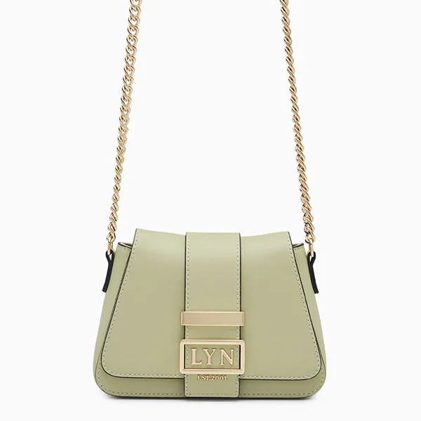 Túi Đeo Chéo Nữ Lyn Pepper XS Crossbody Bags Green LL23FBF146 Màu Xanh Lá