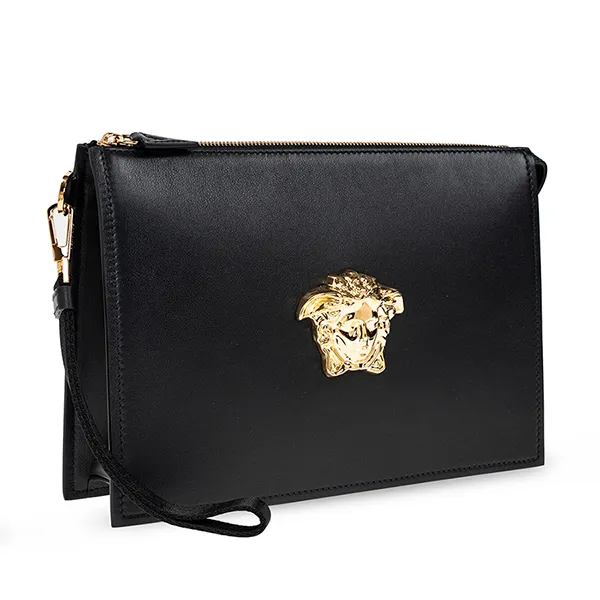 Túi Cầm Tay Nam Versace Black La Medusa Hand Bag Màu Đen N-QL - Túi xách - Vua Hàng Hiệu