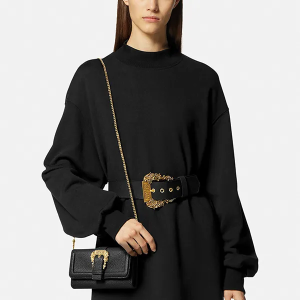 Túi Cầm Tay Nữ Versace Couture1 Clutch E75VA5PF3-EZS413_E899 Màu Đen - Túi xách - Vua Hàng Hiệu