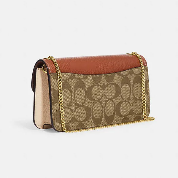 Túi Đeo Chéo Nữ Coach Morgan Crossbody In Signature Leather CF475 Màu Nâu