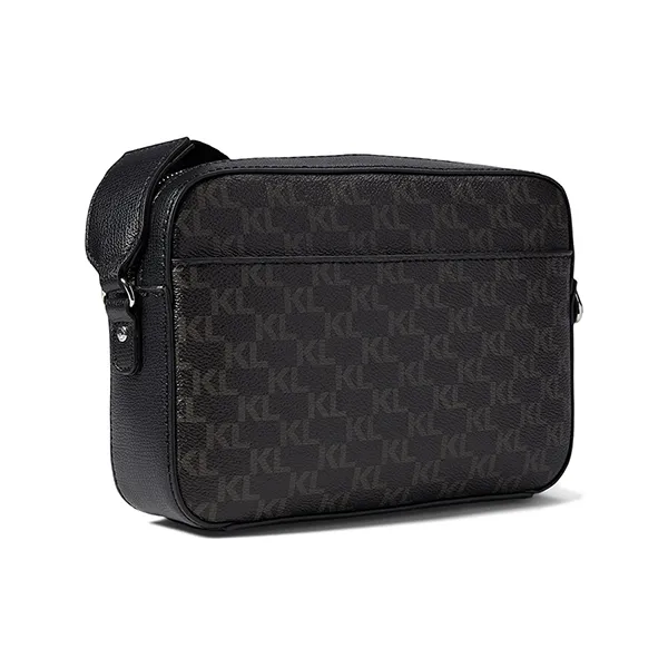 Túi Đeo Chéo Karl Lagerfeld Paris Maybelle Crossbody Black Logo LH2EJ567 Màu Đen Đỏ - Túi xách - Vua Hàng Hiệu