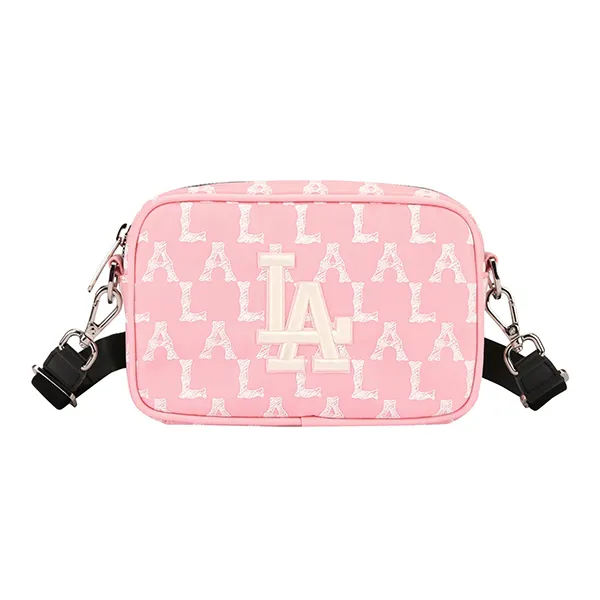Túi Đeo Chéo Nữ MLB Monogram Crayon Mini Crossbody LA Dodgers 32BGDR111-07P Màu Hồng