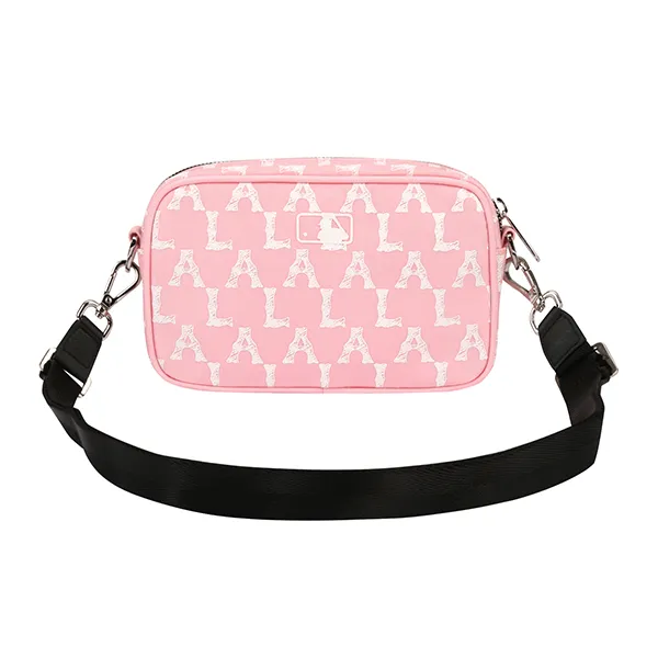 Túi Đeo Chéo Nữ MLB Monogram Crayon Mini Crossbody LA Dodgers 32BGDR111-07P Màu Hồng
