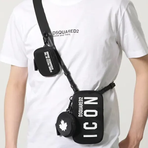 Túi Đeo Chéo Nam Dsquared2 SDM000811703199 Màu Đen