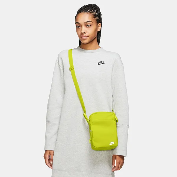 Túi Đeo Chéo Nike Heritage Crossbody Bag DB0456-308 Màu Xanh Bơ - Túi xách - Vua Hàng Hiệu