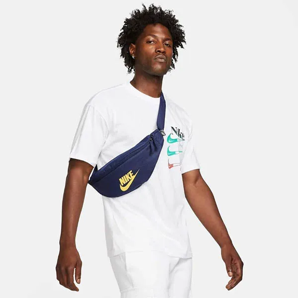 Túi Đeo Hông Nike Heritage Waist Pack DB0490-410 Màu Xanh Navy