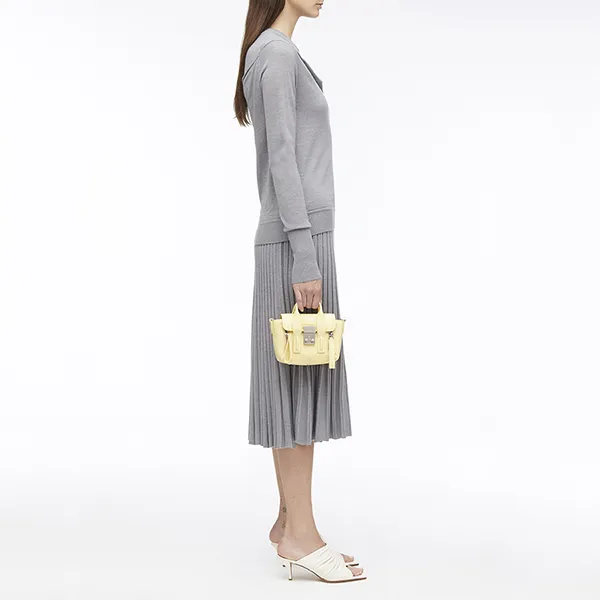 Túi Đeo Chéo Nữ 3.1 Phillip Lim Pashli Nano Satchel Lemonade Màu Vàng Nhạt