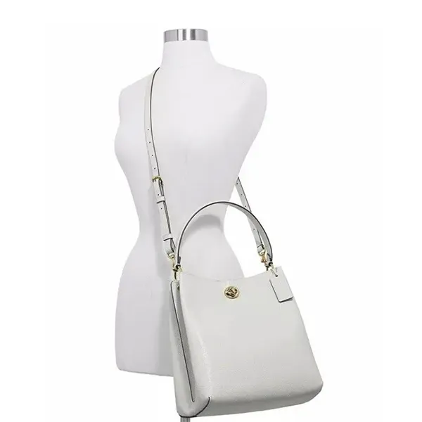Túi Đeo Chéo Nữ Coach Ladies Charlie Bucket Bag In Chalk 55200 Màu Kem